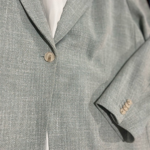 Oversized Mint One Button H&M Jacket in size XXL - Picture 9 of 12